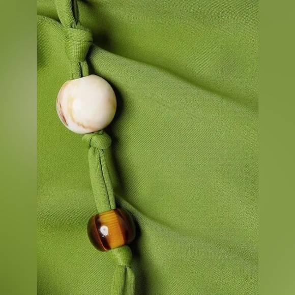 Veronica Beard Women's Cynzia Ruched One-Piece Swimsuit in Green sz M NWT 298$ - Picture 5 of 7